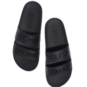 VS PINK double strap sandals/slides